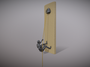 Climber statue wall hanging ornament 3D Print Model