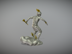 The Statue of Hermes Model Cetak 3D