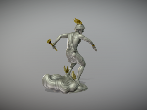 The Statue of Hermes Model Cetak 3D