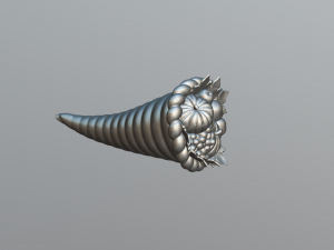 3D pintable Cornucopia 3D Print Model
