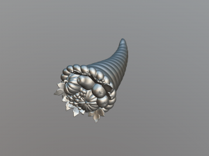 3D pintable Cornucopia 3D Print Model