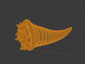 3D pintable Cornucopia 3D Print Model