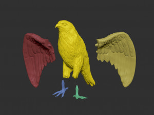 Hawk 3d printable 3D 프린트 모델