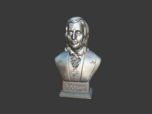 Niccolo Paganini Bust 3D 프린트 모델