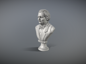 Rossini Gioacchino Composer Bust Modelo de Impressão 3D