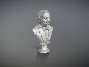 Rossini Gioacchino Composer Bust Modelo de Impressão 3D