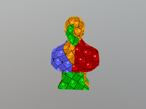 Domingo Faustino Sarmiento Bust 3Dプリントモデル
