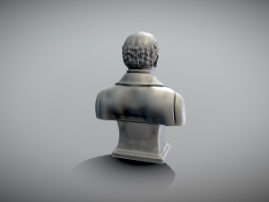Domingo Faustino Sarmiento Bust 3Dプリントモデル