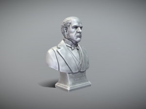 Domingo Faustino Sarmiento Bust 3Dプリントモデル