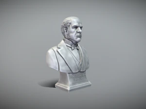 Domingo Faustino Sarmiento Bust 3D Print Model