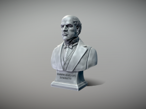 Domingo Faustino Sarmiento Bust 3Dプリントモデル