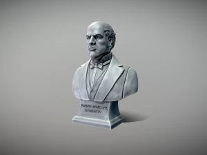 Domingo Faustino Sarmiento Bust 3D Print Model