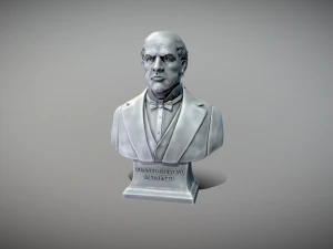 Domingo Faustino Sarmiento Bust 3D Print Model