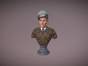 Erich Alfred Hartmann Bust 3D Print Model
