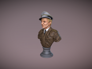 Erich Alfred Hartmann Bust Modèles 3D en vedette