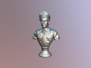 Erich Alfred Hartmann Bust 3D Print Model