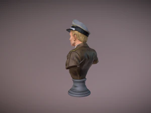 Erich Alfred Hartmann Bust 3D Print Model