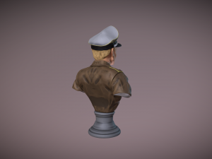 Erich Alfred Hartmann Bust Modèles 3D en vedette