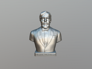 Claude Debussy bust for 3d print Modelo de Impressão 3D
