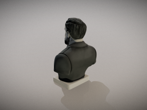 Claude Debussy bust for 3d print Modelo de Impressão 3D