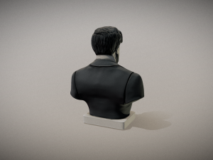 Claude Debussy bust for 3d print Modelo de Impressão 3D