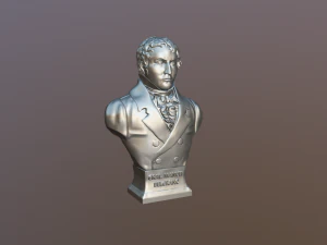 Jose Manuel Belgrano busto para impresion 3D 3D Print Model