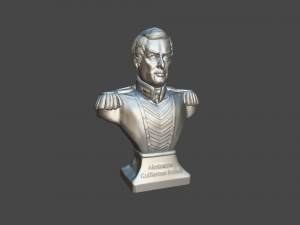 Almirante Guillermo Brown Busto 3D Print Model