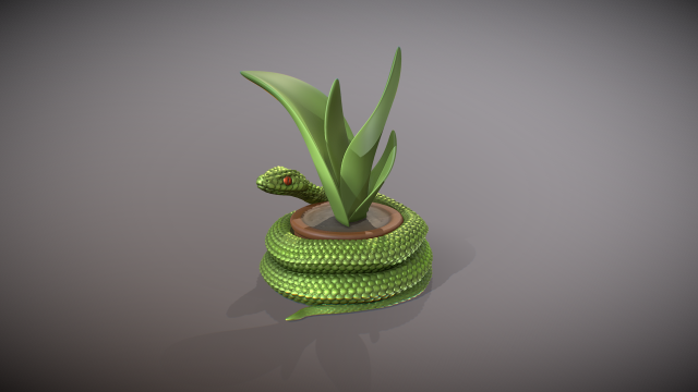 Snake pot or planter for 3d print 3D print model 3D प्रिंट मॉडल .c4d .max .obj .3ds .fbx .stl .blend 