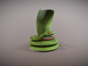 Snake pot or planter for 3d print 3D print model 3D प्रिंट मॉडल