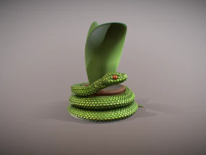 Snake pot or planter for 3d print 3D print model 3D Print Model
