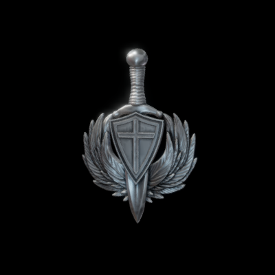Sword of Saint Michael pendant model 3D Print Model .c4d .max .obj .3ds .fbx .stl .blend 
