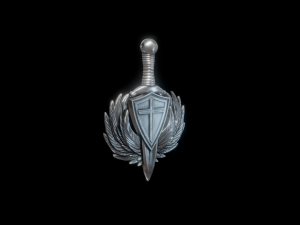 Sword of Saint Michael pendant model 3D Print Model