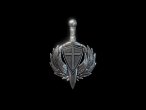Sword of Saint Michael pendant model 3D Print Model