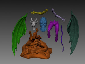 Lilith Goddess Statue Model do druku 3D