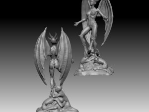 Lilith Goddess Statue Model do druku 3D