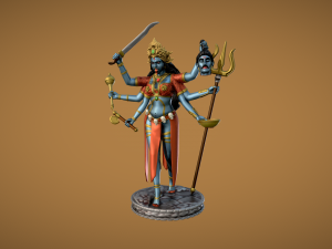 Kali Goddess for 3D print 3D प्रिंट मॉडल