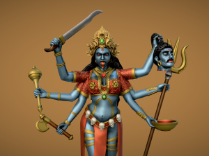 Kali Goddess for 3D print 3D प्रिंट मॉडल