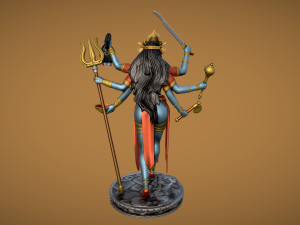 Kali Goddess for 3D print 3D प्रिंट मॉडल