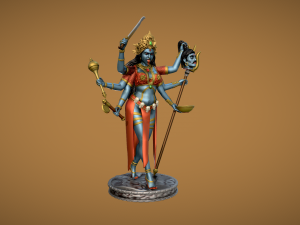 Kali Goddess for 3D print 3D प्रिंट मॉडल