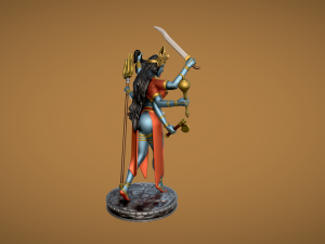 Kali Goddess for 3D print 3D प्रिंट मॉडल