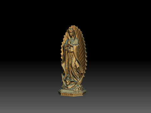 Our Lady of Guadalupe statue Modelo de Impressão 3D