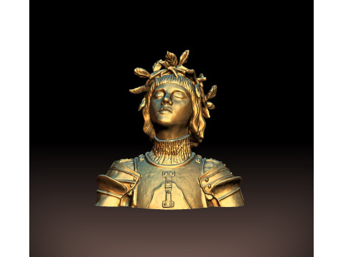 Joan of arc bust 3D print model 3D Print Model