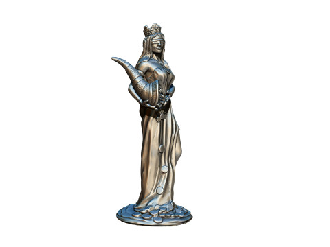 Statue Tyche Goddess Fortune Greek 3D Принт Модель