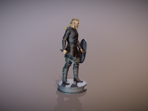 Ragnar Lothbrok from Vikings Figurine Modèles 3D en vedette