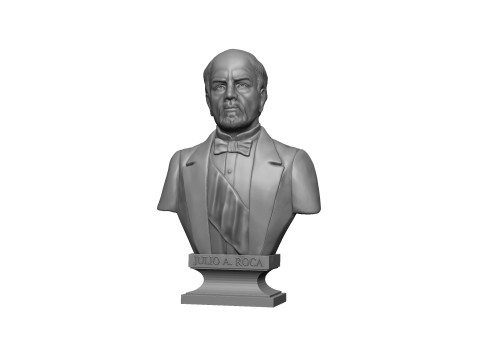 Busto de Julio Argentino Roca Modelo de impresión 3D