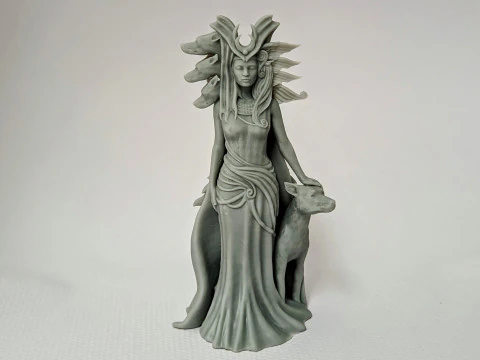 Hecate Goddess Statue 3D Print Model