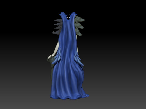 Hecate Goddess Statue Model Cetak 3D