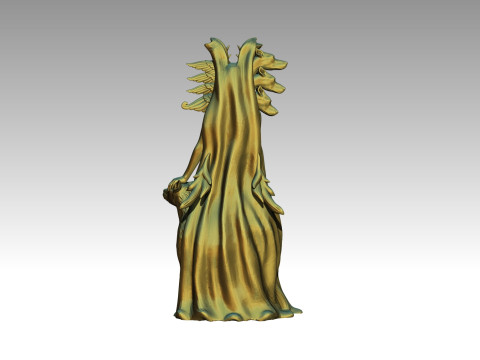 Hecate Goddess Statue Model Cetak 3D