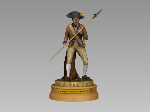 Soldiers of the Revolution Captain 3D Print Model