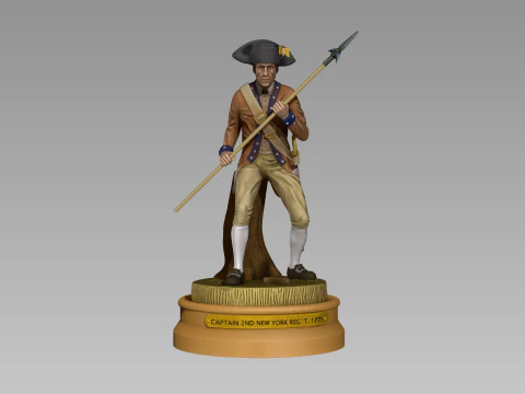 Солдати Революції Капітан 3D Принт Модель